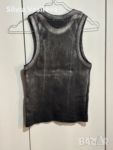 Дамски потник Zara метален ефект, снимка 7 - Потници - 54319654
