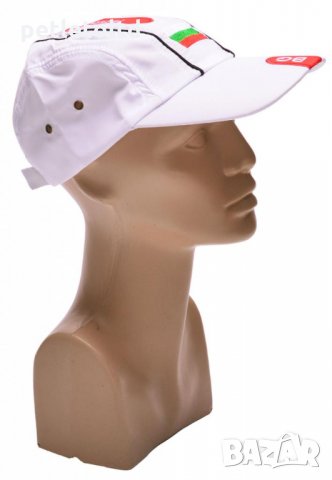 Шапка с козирка, декорирана с цветовете на българския трикольор и надпис - България, снимка 2 - Шапки - 31659359