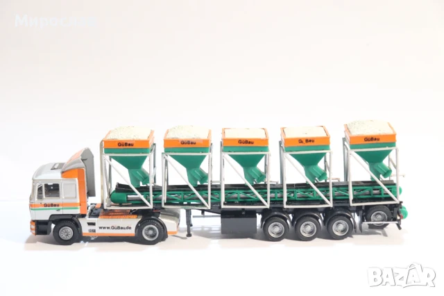 HERPA 1:87 H0 MAN ТИР КАМИОН ИГРАЧКА КОЛИЧКА МОДЕЛ