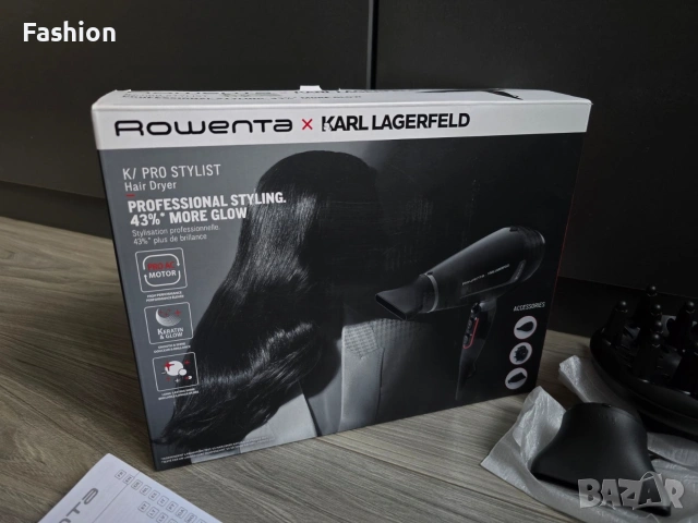 Сешоар Karl LAGERFELD x Rowenta K/PRO STYLIST, снимка 5 - Сешоари - 53147657