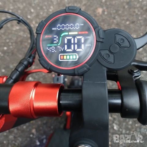 Електрически скутер, тротинетка със седалка 1200W 18AH, 55 км/ч, снимка 3 - Мотоциклети и мототехника - 51943122