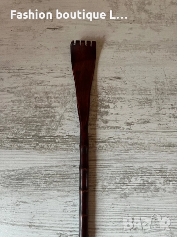 Дървена дълга чесалка за гръб ❤️, снимка 2 - Масажори - 52331906