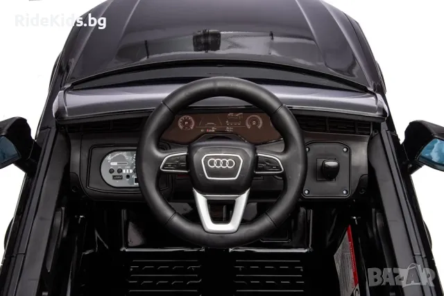 Audi Q7 12V – Детска акумулаторна кола, Черна, EVA гуми, снимка 8 - Детски велосипеди, триколки и коли - 49743740