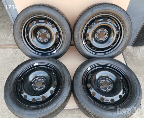 15’’ 5x100 originalni za skoda с гуми semperit 195/55R15 -№543