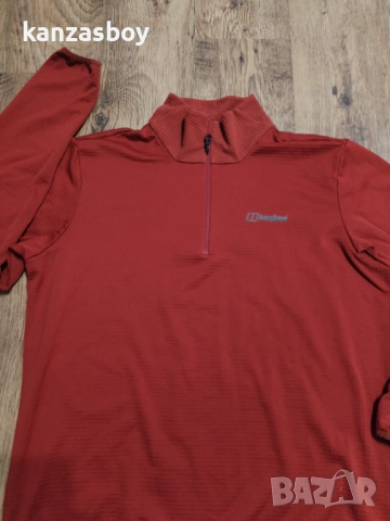Berghaus Men's Keppla Half Zip Fleece - страхотен мъжки полар ХЛ, снимка 5 - Спортни дрехи, екипи - 52595486