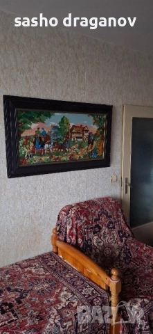 Голям гоблен - ръчно шит, снимка 3 - Други ценни предмети - 52320486