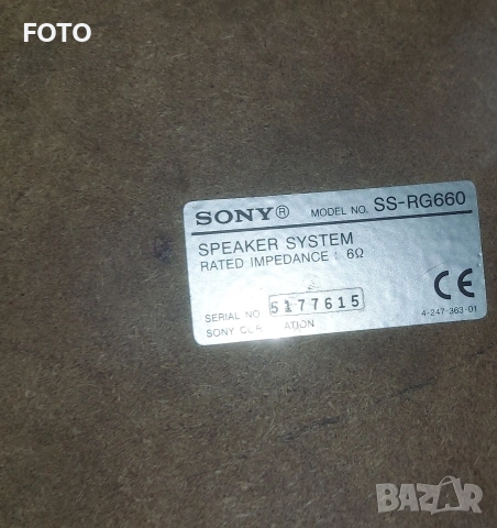 Sony SS-RG660, снимка 3 - Тонколони - 52827919