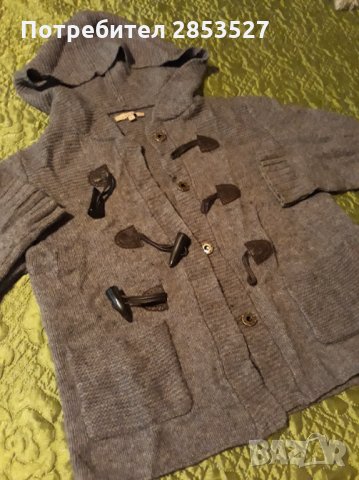 SANDRO Жилетка с качулка, снимка 6 - Детски пуловери и жилетки - 31809827