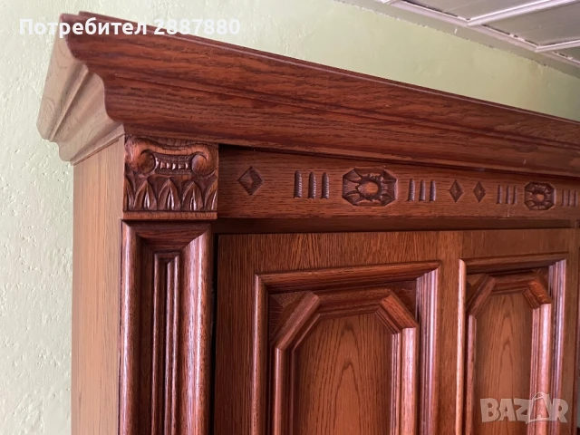 Старинен шкаф, снимка 4 - Антикварни и старинни предмети - 51120222