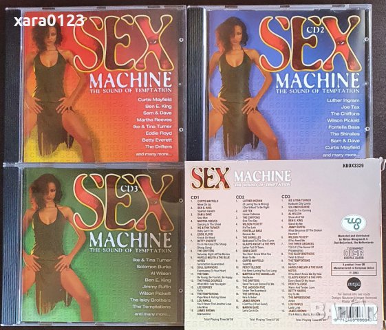 SEX MACHINE: The Sound Of Temptation 3CD