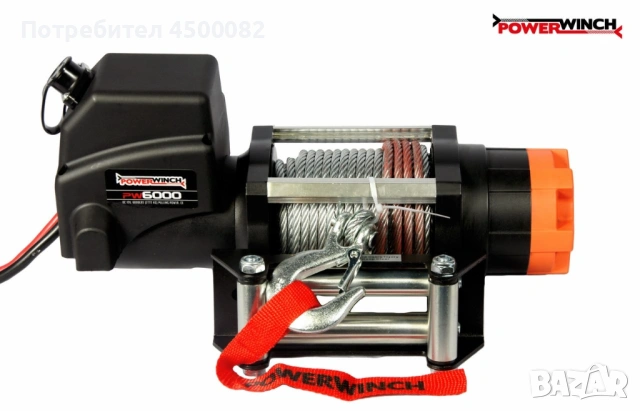 Лебедка PowerWinch PW6000E / 6000lb подходяща за джипове, UTV , платформи и др.