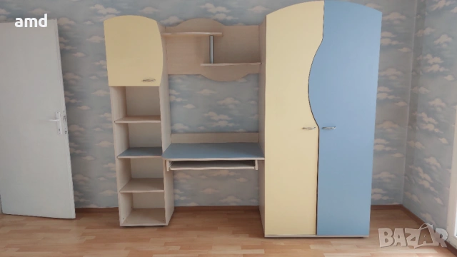 Комплект - секция с гардероб, ракла и легло