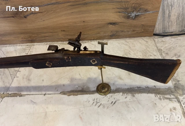 Стара кремъчна пушка, снимка 9 - Антикварни и старинни предмети - 51252916