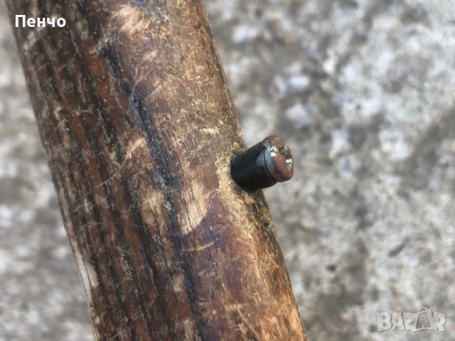 стар военен /алпийски/ пикел "STUBAI" - MADE IN AUSTRIA - WWII - WEHRMACHT Gebirgsjäger, снимка 6 - Антикварни и старинни предмети - 51776165