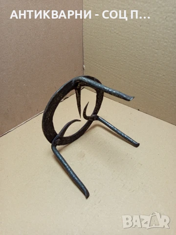 Соц Стар Ръчно Кован Малък Саджек Пиростия за Малко Менче Менчета Номер 6., снимка 5 - Антикварни и старинни предмети - 50801077