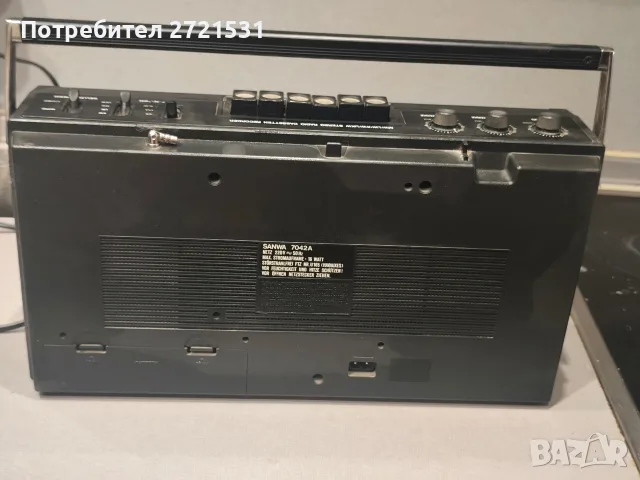 Радиокасетофон SANWA 7042A, снимка 4 - Радиокасетофони, транзистори - 55873249