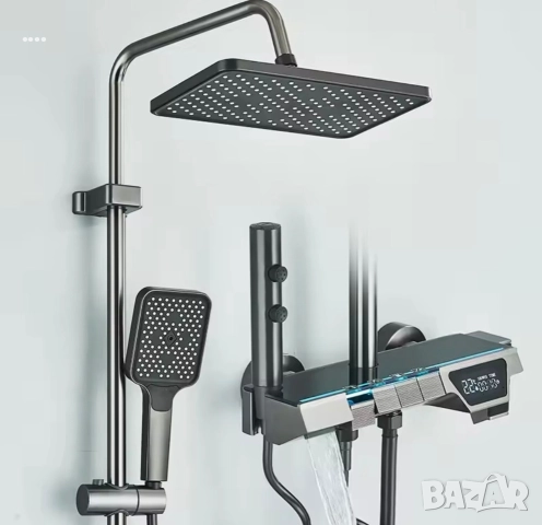 Душ колона, душ система, саморегулиране на термостат, LED, стенен монт, снимка 3 - Други стоки за дома - 52614628