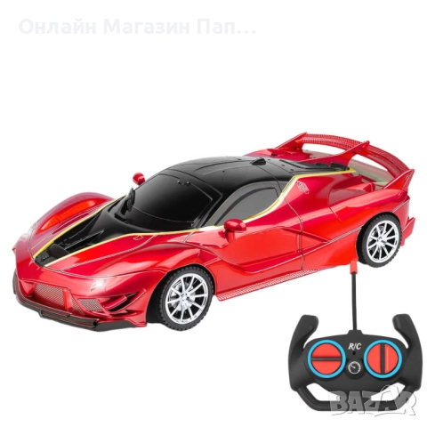 RC спортна кола 1/18 с LED светлини – високоскоростна радиоуправляема играчка в различни цветове, снимка 8 - Коли, камиони, мотори, писти - 52371281