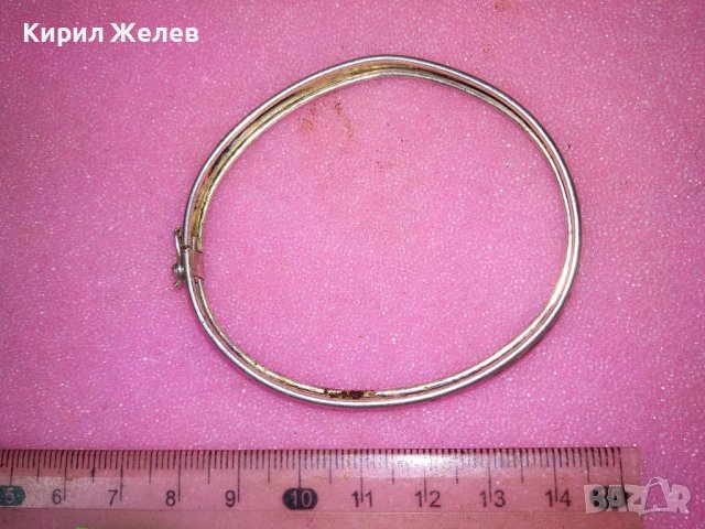 СТАРИННА МАЙСТОРСКА ЗВЕЗДОВИДНО РЪЧНО ОРНАМЕНТИРАНА СРЕБЪРНА ГРИВНА СРЕБРО ВИСОКА ПРОБА 13636, снимка 9 - Антикварни и старинни предмети - 44394500