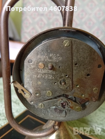 Часовник будилник 14-7 см, снимка 3 - Антикварни и старинни предмети - 51951149
