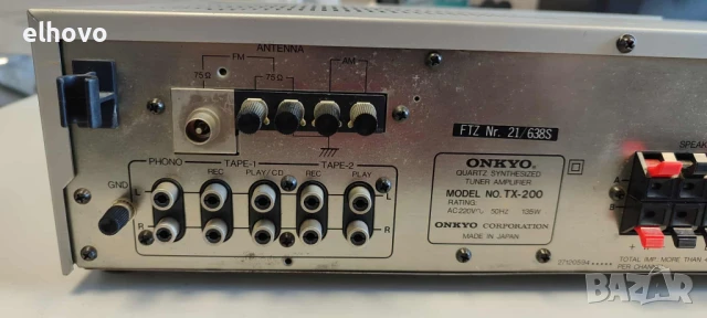 Ресивър Onkyo TX-200, снимка 7 - Ресийвъри, усилватели, смесителни пултове - 51340458