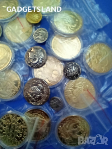 Голям Лот позлатени, колекционерски монети и реплики на Римски монети, снимка 3 - Нумизматика и бонистика - 51974516