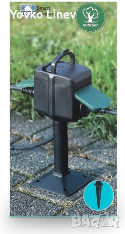 ДВОЕН WI-FI СМАРТ КОНТАКТ -16A - 3680W - IP44 ЗА ПОМПА ЗА ПОЛИВАНЕ НА ГРАДИНА, снимка 2 - Друга електроника - 40378758