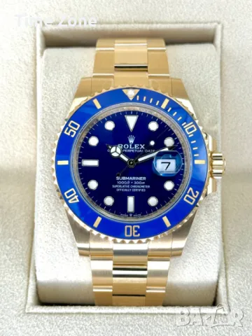 Rolex Submariner 41mm Yellow Gold Blue Dial Ceramic Automatic Различни Цветове