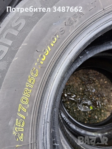 215 70 15 С за БУС LASSA 4броя летни дот 2021г , снимка 4 - Гуми и джанти - 54083521