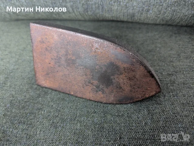 Старинна чугунена ютия, снимка 3 - Антикварни и старинни предмети - 56153915