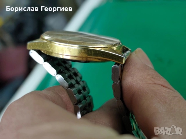 Механичен часовник atlantic worldmaster 25 jewels automatic, снимка 6 - Мъжки - 53190654