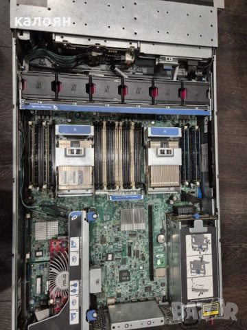 HP ProLiant DL380p Gen8 – 2x E5-2609, 48GB RAM, 2x 300GB SAS, снимка 5 - Работни компютри - 52941701