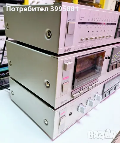 Стерео система SABA, състояща се от:
Усилвател ML 150
Дек CD 150
Тунер MT 150
, снимка 9 - Ресийвъри, усилватели, смесителни пултове - 49427669