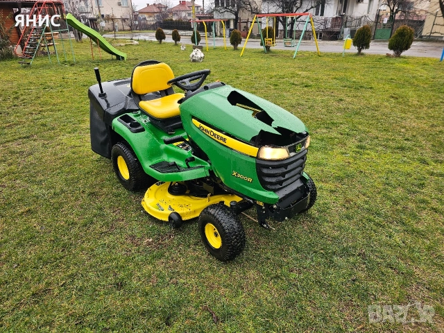 ТРАКТОРНА КОСАЧКА JOHN DEERE/KAWASAKI 18.K.C. X300R. ПЕРФЕКТНА , снимка 9 - Градинска техника - 53223272