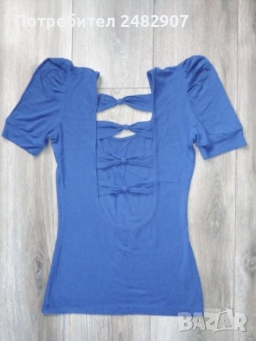 Дамска блуза с ефектен гръб, снимка 4 - Тениски - 42335683