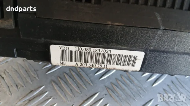 Километраж Mercedes C W203 2002 A2035407811 Mercedes-Benz C-Class 203 (W/S/CL) (2000-2006), снимка 3 - Части - 55945629