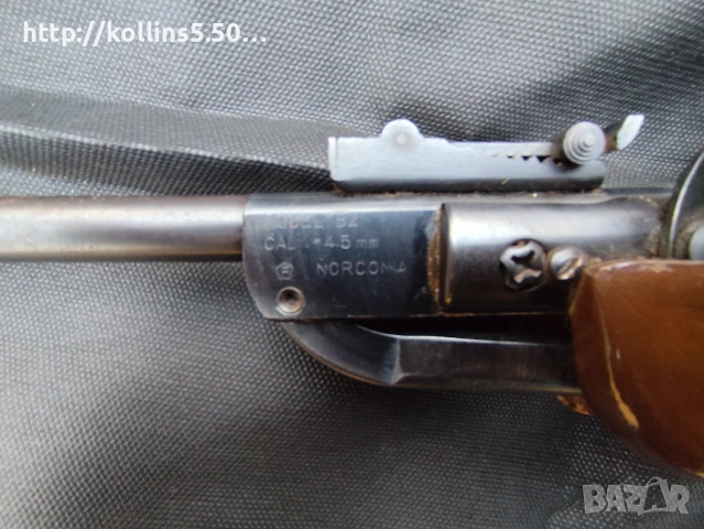 красива немска еднозарядна въздушна пушка , снимка 3 - Въздушно оръжие - 53260147