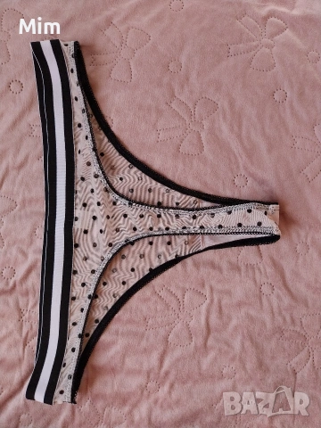 XL/2XL Бели полупрашка на черни точки , снимка 5 - Бельо - 54142173