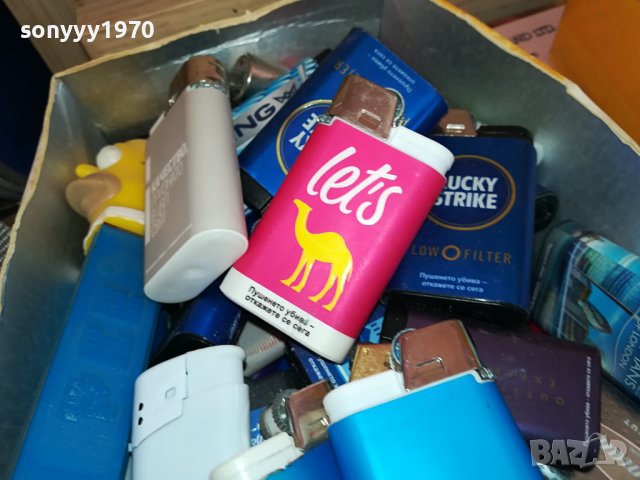 ЗАПАЛКИ 65ЛВ ЗА 1БР-ЗА КОЛЕКЦИЯ-РАЗЛИЧНИ МАРКОВИ 1802241126, снимка 3 - Колекции - 44350016