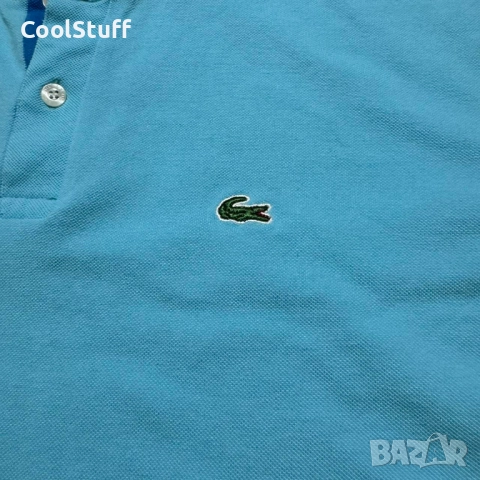 Дамска Поло Тениска Lacoste Размер XL, снимка 5 - Тениски - 52423357