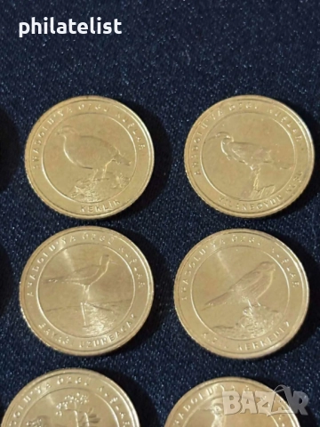 Турция 2021 – Комплектен сет от 12 монети по 1 куруш - Фауна , птици, снимка 5 - Нумизматика и бонистика - 52003001