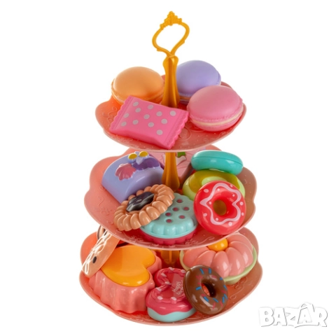 Детски комплект за чай в куфарче / Детски сервиз за чай за игра, снимка 3 - Образователни игри - 51437826