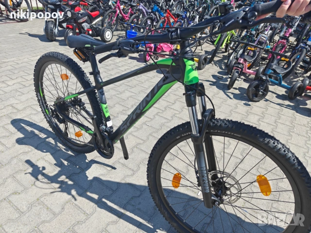 PA Велосипед 27.5" APOLON черен/зелен, снимка 4 - Велосипеди - 54276959