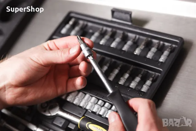 ТОП Руско гедоре 46 части WMC в куфар комплект инструменти гидория, снимка 5 - Гедорета - 47501250