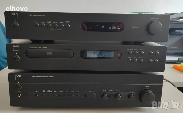 Стерео усилвател, тунер и CD player NAD