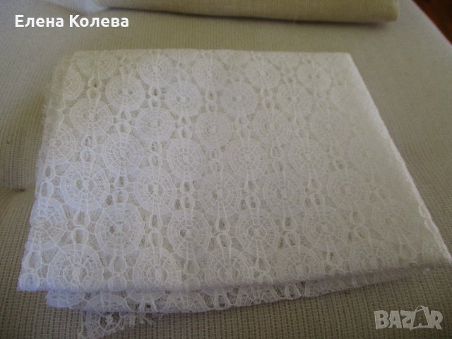 Дантели и ивица ленена панама, снимка 8 - Пердета и завеси - 31841132