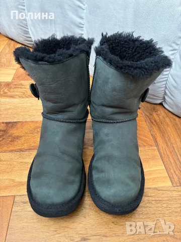 Оригинални Ботуши UGG Bailey Button - Естествена кожа - 38, снимка 4 - Дамски ботуши - 56314090