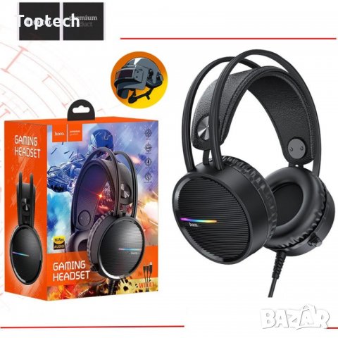 Гейминг слушалки Hoco Headphones “W100 Touring” gaming headset, снимка 1
