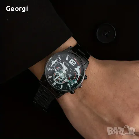 Уникални/Ежедневни Младежки кварцови часовници (метални в различни цветове)!!, снимка 2 - Мъжки - 49562730