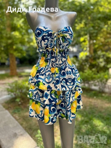 ​🔥 Секси рокля с твърди чашки – Made in Italy! Универсален размер (XS-L) , снимка 11 - Рокли - 54329419